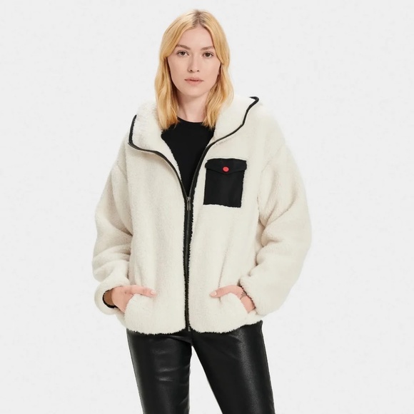 Ugg Kadence Snap Fleece Medium - Picture 1 of 11